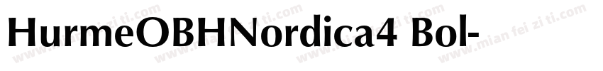 HurmeOBHNordica4 Bol字体转换